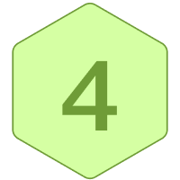 Step Icon - 4 Light Green